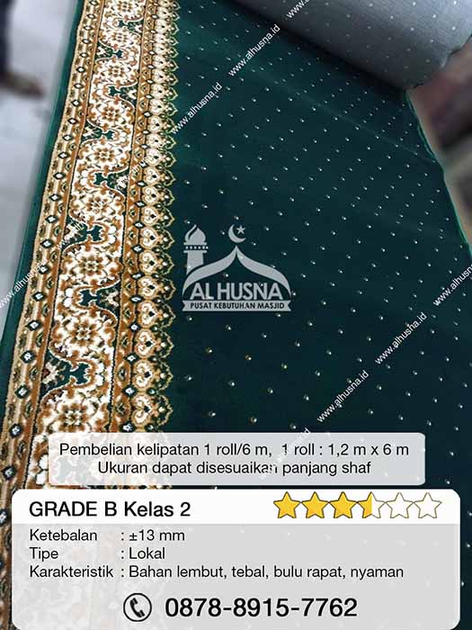 Jual karpet untuk masjid warna hijau tangerang selatan