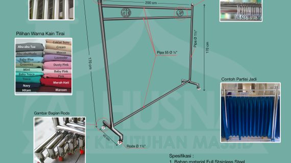 Jual Partisi Masjid durenjaya